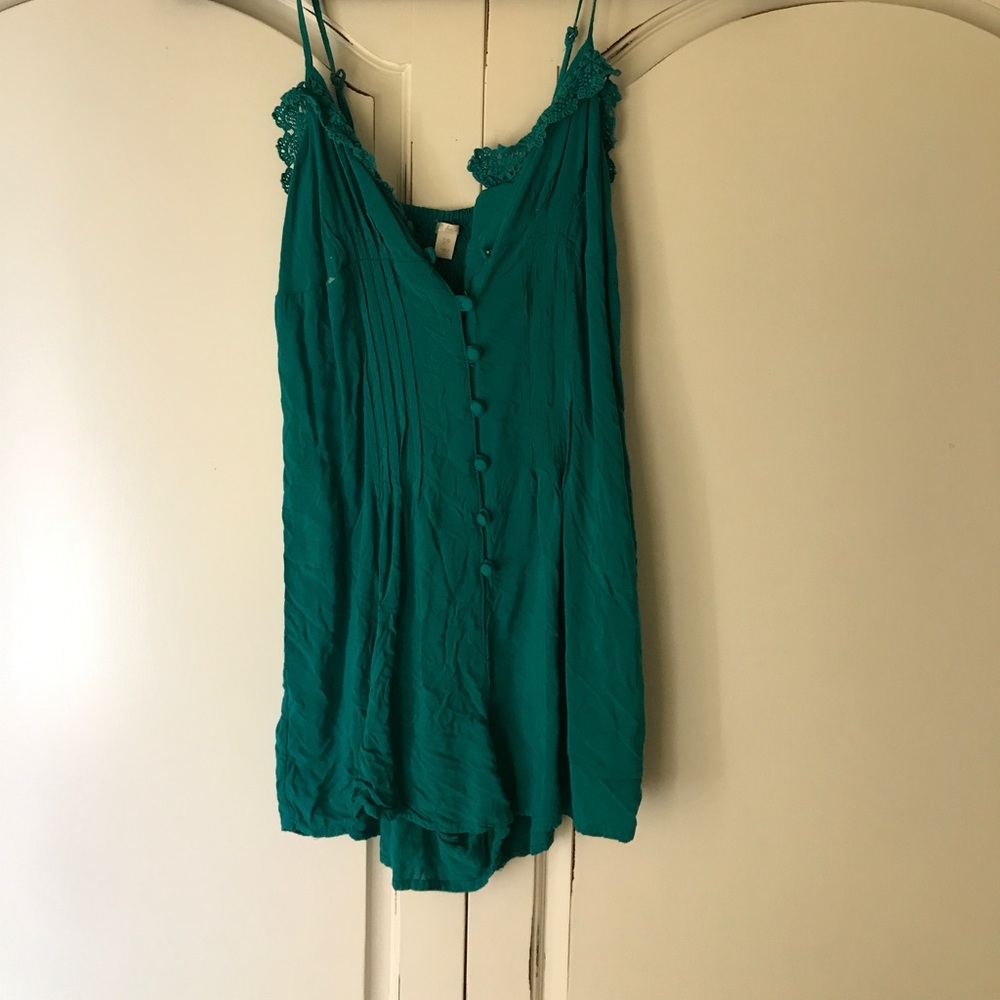 Teal romper